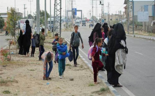 গাজাবাসীদের দক্ষিণে সরানোর প্রস্তুতিতে ইসরায়েল 
